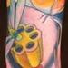 Tattoos - koi pond with dragonfly - 56133